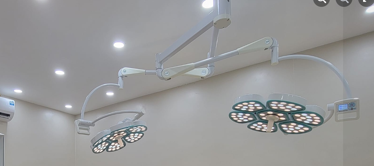 Lámpara LED de doble cúpula para sala quirúrgica, luces para quirófano, lámpara de techo para cirugía, superventas